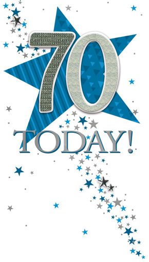 Picture of HAPPY BIRTHDAY 70 TODAY CARD
